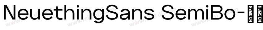 NeuethingSans SemiBo字体转换 NeuethingSans SemiBo字体转换